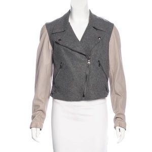 SACHIN + BABI Wool & Leather Jacket Size 8